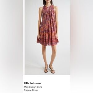 NWT Ulla Johnson Mari Cotton Blend
Trapeze Dress Odessa